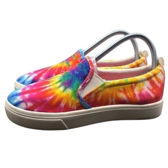Skechers poppy Hippy Hype Womens size 10 shoes multicolor tie dye slip on sneake - Picture 6 of 8